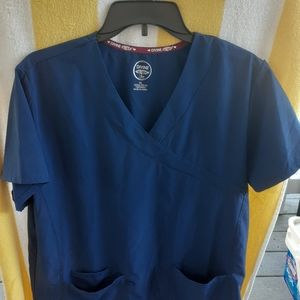 Stretchy scrub top